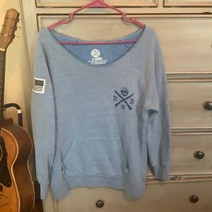 Off Shoulder Sweatshirt